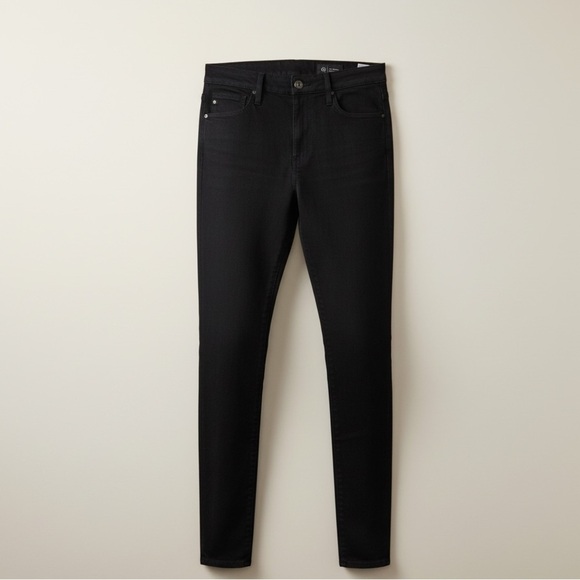 Ag Adriano Goldschmied Denim - AG Farrah Highrise Skinny Black 26R